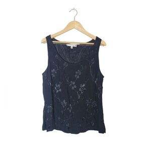 Spencer Alexis Floral Tank Top M Vtg Whimsygoth Y2K 90s Fairy Grunge Feminine